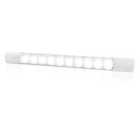 HELLA 2JA 980 879-011 Luz interior - LED - 12V - 3W - LED - montaje exterior/atornillado - Color de tulipa: transparente - habitáculo - Cant.: 1