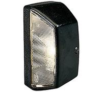 HELLA 2KA 003 389-062 Piloto de matrícula - Halógena - 12/24V - Conexión roscada - Color de tulipa: transparente - Conector: Conector plano - izquierda/derecha/posterior/exterior - Cant.: 1