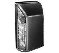 HELLA 2KA 003 389-068 Piloto de matrícula - 12/24V - montaje exterior/Conexión roscada - Color de tulipa: transparente - Conector: Conector plano - posterior/izquierda/derecha