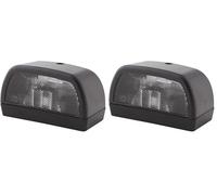 Hella 2KA 998 523-001 Piloto de matrícula - Halógena - 12V - atornillado/montaje exterior - Color de tulipa: transparente - izquierda/derecha - Cant.: 1 (Paquete de 2)