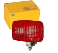 HELLA 2NE 002 985-001 Piloto antiniebla posterior - Halógena - 12V - montaje exterior - Color de tulipa: rojo - Conector: Conector plano - izquierda/posterior/derecha