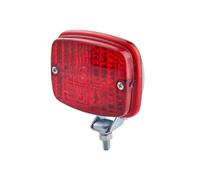 HELLA 2NE 003 030-151 Piloto antiniebla posterior - Halógena - 12/24V - montaje exterior - Color de tulipa: rojo - Conector: Conector plano - izquierda/derecha