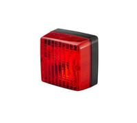 HELLA 2NE 003 315-011 Piloto antiniebla posterior - Halógena - 12V - montaje exterior - Color de tulipa: rojo - Conector: Conector plano - derecha/izquierda