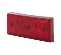 HELLA 2NE 003 734-091 Piloto antiniebla posterior - Halógena - 24/12V - Montaje - Color de tulipa: rojo - Conector: Conector plano - izquierda/derecha