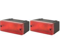 Hella 2NE 006 609-001 Piloto antiniebla posterior - Halógena - montaje exterior - izquierda/derecha (Paquete de 2)