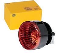 Hella Piloto antiniebla posterior 2NE 009 001-021 halógeno 12V tulipa roja conector AMP