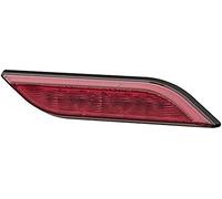 HELLA 2NE 013 343-021 Piloto antiniebla posterior - Shapeline Style Slim - LED - 24/12V - pegado - Color de tulipa: rojo - Conector: AMP - 2polos - Atrás derecha