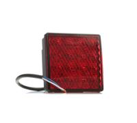 HELLA VALUEFIT 2NE 357 029-041 Piloto antiniebla posterior - LED - 12V - Montaje - Color de tulipa: rojo - Cable: 260mm - Conector: extremos de cable abiertos - posterior