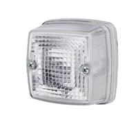 HELLA 2PF 003 014-071 Luces de posición - 12/24V - montaje exterior - Color de tulipa: transparente - Conector: Conector plano - izquierda/derecha/Delante, izquierda/Delante, derecha