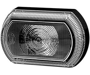 HELLA 2PF 013 323-241 Luces de posición - Shapeline Tech - LED - 24/12V | Caravana Shapeline Tech - LED - 24/12 V - pegado/montaje - SAE/ADR/GGVS - cable: 2100 mm - Conector: casquillo plano