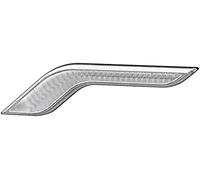 HELLA 2PF 013 325-011 Luces de posición - Shapeline Style Wing - LED - 12/24V - atornillado - Color de tulipa: transparente - Conector: AMP - 2polos - Delante, izquierda