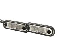 HELLA 2PF 959 590-202 Luces de posición - LED - 12/24V - Montaje - Color de tulipa: transparente - Cable: 500mm