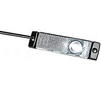 Hella Luces de posición 2PG 008 645-831 LED 24V montaje exterior tulipa transparente conexión roscada