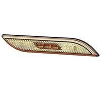 HELLA 2PS 013 306-041 Luz de delimitación lateral - Shapeline Style - LED - 12/24V - pegado - Color de tulipa: amarillo - Cable: 250mm - Conector: Conector hembra plano - derecha