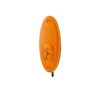 HELLA Luz de delimitación lateral - LED - 24V - Conexión roscada/montaje exterior - Color de tulipa: amarillo - Cable: 500mm - derecha/izquierda - Cant.: 1 - 2PS 964 295-051
