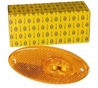 HELLA 2PS 964 295-061 Luz de delimitación lateral - LED - 12V - Conexión roscada/montaje exterior - Color de tulipa: amarillo - Color LED: amarillo - Cable: 500mm - izquierda/derecha - Cant.: 1