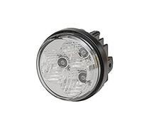 HELLA 2PT 009 599-121 LED-Luz diurna - 90mm - 24/12V - redondo - Color de tulipa: transparente - Color LED: blanco - Cable: 500mm - Conector: AMP - derecha - Cant.: 1