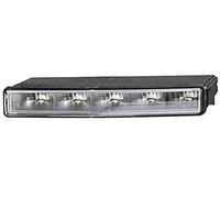 HELLA 2PT 010 043-011 LED-Luz diurna - LEDayLine - 12V - recto - Color de tulipa: transparente - Color LED: blanco - Cable: 500mm - Conector: AMP - izquierda - Cant.: 1