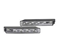 HELLA 2PT 010 043-801 LED-Juego de luces circulación diurna - LEDayLine - 12V - Montaje - Color de tulipa: transparente - Cable: 480mm - Frontal del vehículo