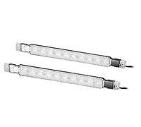 HELLA 2PT 980 880-861 LED-Juego de luces circulación diurna - Strip Lamp - 24V - recto - montaje exterior - Color de tulipa: transparente - Cable: 2500mm - Frontal del vehículo - Kit