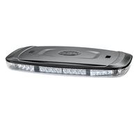 HELLA 2RL 014 565-001 LED-Luz de aviso - Mini Lightbar - 12/24V - Conexión roscada - transparente - amarillo - Cable: 500mm - montaje exterior
