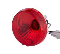 HELLA 2SB 965 039-131 Piloto posterior - Lámparas incandescentes - 24V - Montaje/atornillado - Color de tulipa: rojo - Cable: 100mm - Conector: Conector plano - derecha/izquierda - Cant.: 1