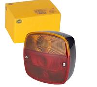 HELLA 2SD 002 514-161 Piloto posterior,Lámparas incandescentes,12V,montaje exterior,atornillado,Color de tulipa: rojo,amarillo,Conector: contacto roscado,izquierda,derecha,Cantidad: 1
