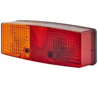 HELLA Faro trasero 2SD 003 184-031 izquierda 24/12V rojo/amarillo conector plano