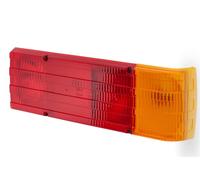 HELLA 2SD 004 460-001 Piloto posterior - Lámparas incandescentes - 12V - Montaje/atornillado - Color de tulipa: rojo/amarillo - Conector: Conector plano - derecha/izquierda - Cant.: 1