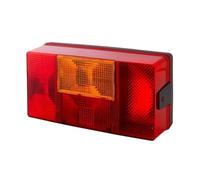 HELLA 2SD 006 040-031 Piloto posterior,Lámparas incandescentes,12,24V,Montaje,Color de tulipa: rojo,amarillo,Conector: Conector plano,izquierda,Cantidad: 1