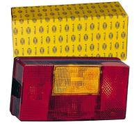 Hella Piloto posterior 2SD 006 040-131 – 12/24V rojo/amarillo conector plano izquierda