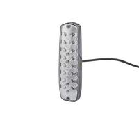 HELLA 2SD 343 910-001 Piloto posterior - Lean LED - LED - 12/24V - montaje exterior - Color de tulipa: transparente - Cable: 500mm - derecha/izquierda