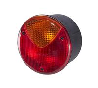 HELLA 2SD 964 169-111 Piloto posterior - Lámparas incandescentes - 24/12V - montaje exterior/atornillado - Color de tulipa: rojo/amarillo - Conector: Conector plano - derecha/izquierda - Cant.: 1