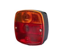 HELLA 2SE 002 514-171 Piloto posterior - Lámparas incandescentes - 24/24V - montaje exterior/atornillado - Color de tulipa: rojo/amarillo - Conector: contacto roscado - izquierda/derecha - Cant.: 1