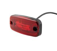 HELLA 2TM 345 600-307 Luz trasera - 12V - montaje exterior - Color de tulipa: rojo - Cable: 5000mm