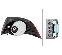 HELLA 2VA 009 246-131 Piloto posterior - LED - transparente/rojo - Parte exterior ECE - izquierda