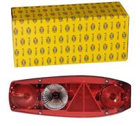 HELLA 2VA 341 419-021 Piloto posterior,Caraluna II,Lámparas incandescentes,12V,Montaje,atornillado,Color de tulipa: rojo,transparente,Conector: Conector plano,derecha,Cantidad: 1