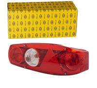HELLA 2VA 341 419-061 Piloto posterior,Caraluna II,Lámparas incandescentes,12V,Montaje,atornillado,Color de tulipa: rojo,Conector: Conector plano,derecha,Cantidad: 1