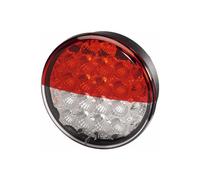 HELLA 2VA 341 419-061 Piloto posterior,Caraluna II,Lámparas incandescentes,12V,Montaje,atornillado,Color de tulipa: rojo,Conector: Conector plano,derecha,Cantidad: 1