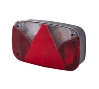 HELLA 2VB 998 232-231 Piloto posterior - Lámparas incandescentes - 12V - montaje exterior/atornillado - Color de tulipa: blanco/rojo - Conector: Coenctor schuko - izquierda - Cant.: 1
