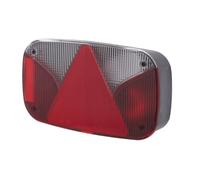 HELLA 2VB 998 232-241 Piloto posterior - Lámparas incandescentes - 12V - montaje exterior/atornillado - Color de tulipa: blanco/rojo - Conector: Coenctor schuko - derecha - Cant.: 1