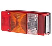 HELLA 2VD 007 547-181 Piloto posterior - Lámparas incandescentes - 12V - montaje exterior - Color de tulipa: rojo/amarillo - Conector: Conector plano - derecha - Cant.: 1