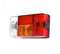 HELLA 2VP 006 040-301 Piloto posterior - Lámparas incandescentes - 24/12V - montaje exterior - Color de tulipa: rojo/amarillo - Conector: Conector plano - derecha - Cant.: 1