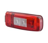 HELLA 2VP 011 511-041 Piloto posterior - Lámparas incandescentes - 24V - Montaje/atornillado - Color de tulipa: rojo/transparente - Conector: AMP - derecha - Cant.: 1