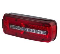 HELLA 2VP 012 381-081 Piloto posterior,Truck Full LED,LED,24V,montaje exterior,atornillado,Color de tulipa: transparente,rojo,Color LED: blanco,amarillo,rojo,Cable: 500mm,Conector: DIN Bajonett