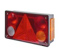 HELLA 2VP 340 400-121 Piloto posterior - Lámparas incandescentes - montaje exterior/atornillado - Color de tulipa: multicolor - Conector: Conector plano - derecha - Cant.: 1