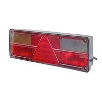 HELLA 2VP 340 450-151 Piloto posterior,EasyConn I,Lámparas incandescentes,24V,montaje exterior,atornillado,Color de tulipa: multicolor,Cable: 1700mm,Conector: Conector plano,izquierda,Cantidad: 1