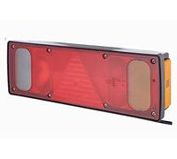 HELLA 2VP 340 450-441 Piloto posterior,EasyConn I,Lámparas incandescentes,24V,montaje exterior,atornillado,Color de tulipa: multicolor,Cable: 500mm,Conector: Conector plano,derecha,Cantidad: 1