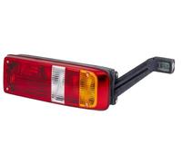 HELLA 2VP 340 931-161 Piloto posterior,EasyConn I Hybrid,Lámparas incandescentes,24V,montaje exterior,atornillado,Color de tulipa: multicolor,Conector: Conector plano,derecha,Cantidad: 1