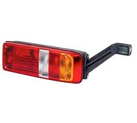 HELLA 2VP 340 931-161 Piloto posterior,EasyConn I Hybrid,Lámparas incandescentes,24V,montaje exterior,atornillado,Color de tulipa: multicolor,Conector: Conector plano,derecha,Cantidad: 1